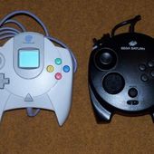 Manette DreamCast vs. Pad 3D Saturn